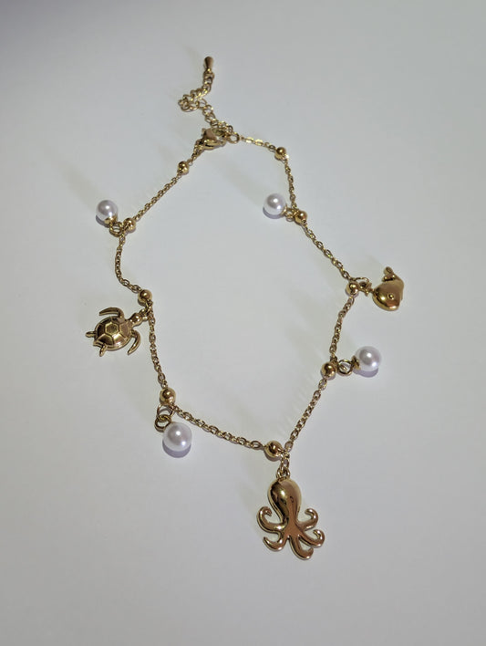 Tornozeleira Trio Marinho