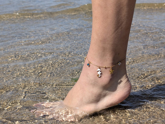 Tornozeleira Cavalo Marinho